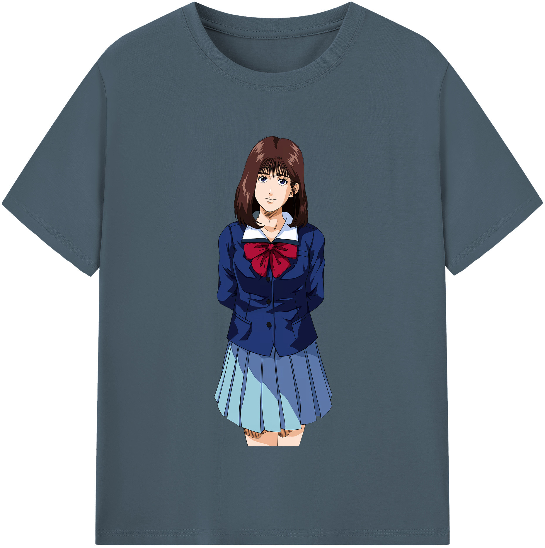 SLAM DUNK／スラムダンク 綿100％半袖Tシャツ（フロントプリント）